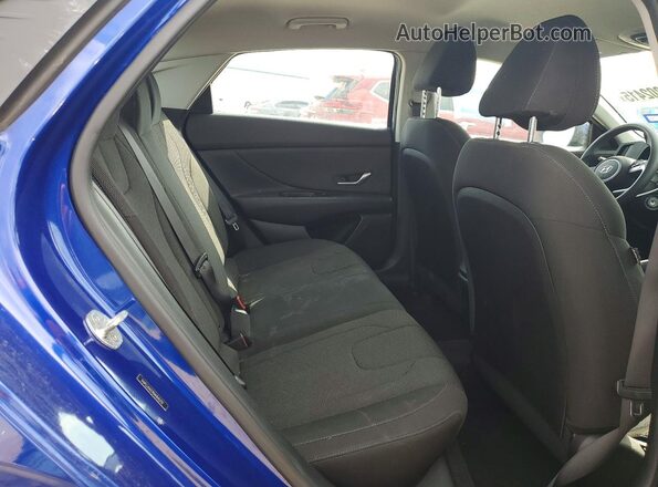 5NPLL4AG9MH045731 2021 HYUNDAI ELANTRA Blue Вид задніх сидінь