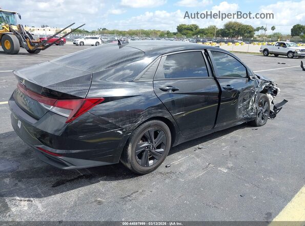5NPLM4AG0MH011769 2021 HYUNDAI ELANTRA Черный Задняя правая четверть