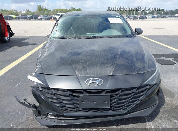 5NPLM4AG0MH011769 2021 HYUNDAI ELANTRA Черный Вид щитка приборов