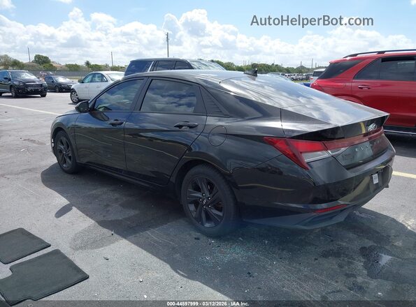 5NPLM4AG0MH011769 2021 HYUNDAI ELANTRA Черный Задняя левая четверть