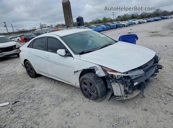 5NPLM4AG0MH045811 2021 HYUNDAI ELANTRA White Przód prawy