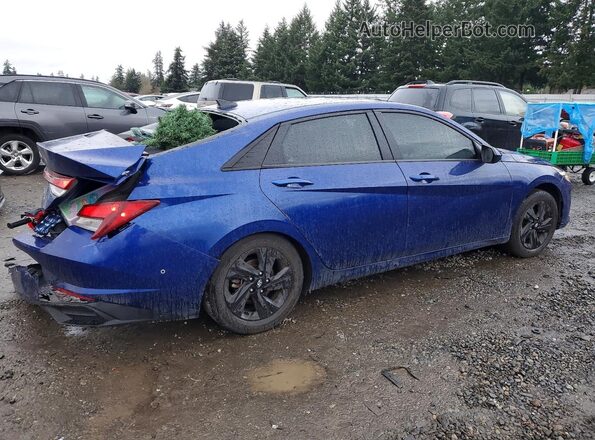 5NPLM4AG0MH047767 2021 HYUNDAI ELANTRA Blue 