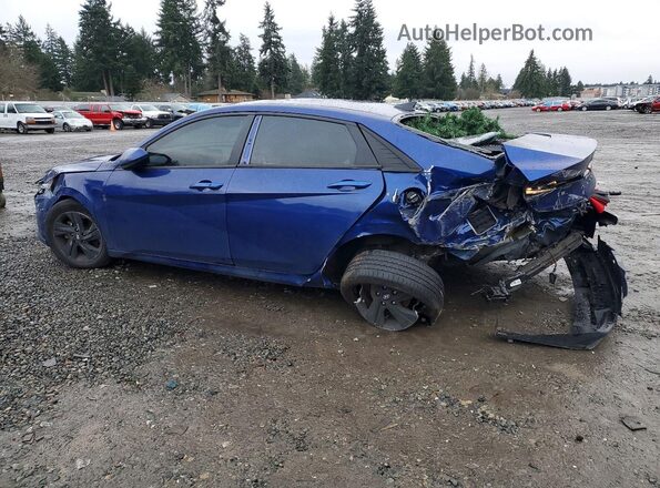 5NPLM4AG0MH047767 2021 HYUNDAI ELANTRA Blue 