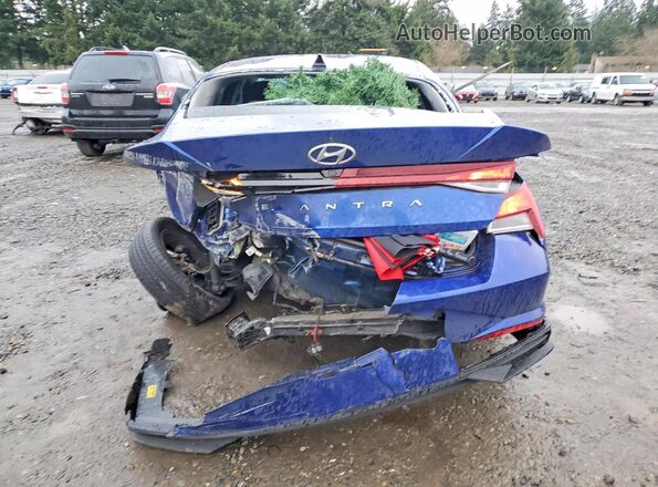 5NPLM4AG0MH047767 2021 HYUNDAI ELANTRA Blue 