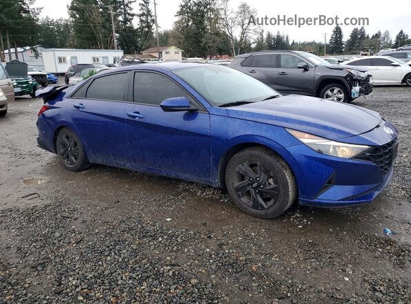 5NPLM4AG0MH047767 2021 HYUNDAI ELANTRA Blue 