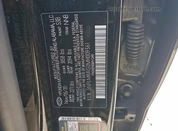 5NPLM4AG2MH009361 2021 HYUNDAI ELANTRA Серый Вид подкапотного пространства