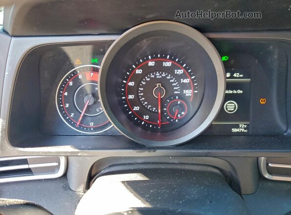 5NPLM4AG2MH009361 2021 HYUNDAI ELANTRA Серый Вид щитка приборов