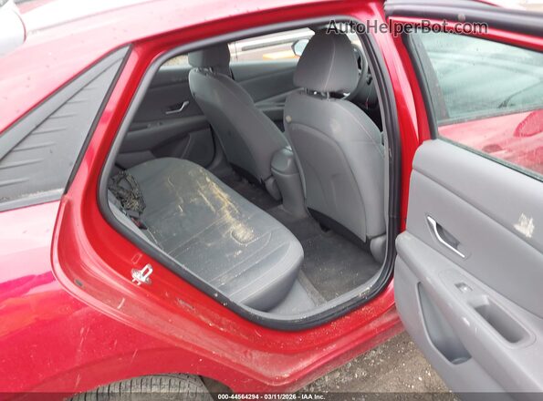 5NPLM4AG2MH017539 2021 HYUNDAI ELANTRA Red Вид наклейки з VIN-кодом