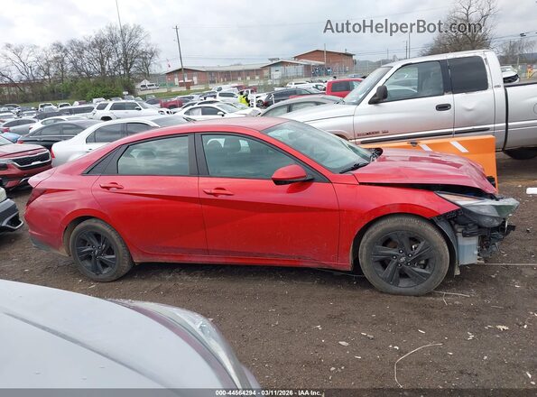 5NPLM4AG2MH017539 2021 HYUNDAI ELANTRA Red Панорамний вид салону 360°