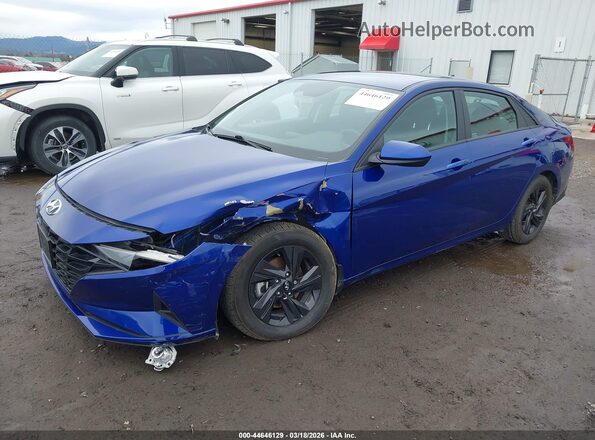5NPLM4AG2NH053717 2022 HYUNDAI ELANTRA Blue 