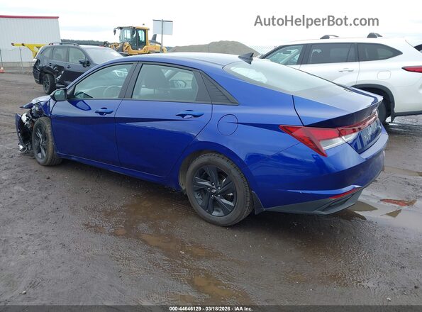 5NPLM4AG2NH053717 2022 HYUNDAI ELANTRA Blue 