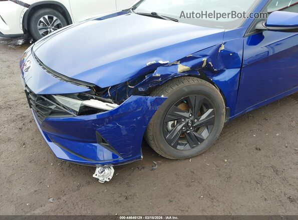 5NPLM4AG2NH053717 2022 HYUNDAI ELANTRA Blue 