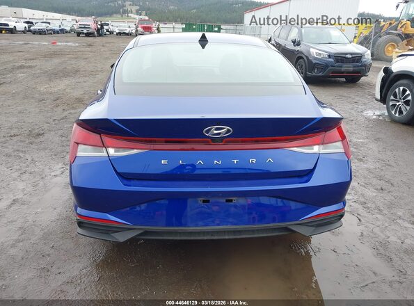 5NPLM4AG2NH053717 2022 HYUNDAI ELANTRA Blue 