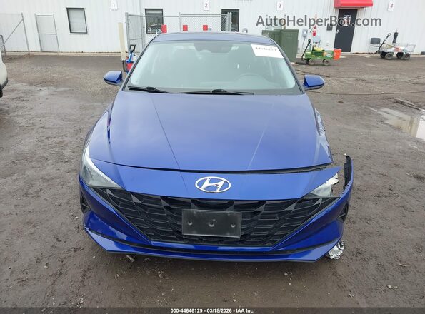 5NPLM4AG2NH053717 2022 HYUNDAI ELANTRA Blue 