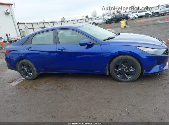 5NPLM4AG2NH053717 2022 HYUNDAI ELANTRA Blue 