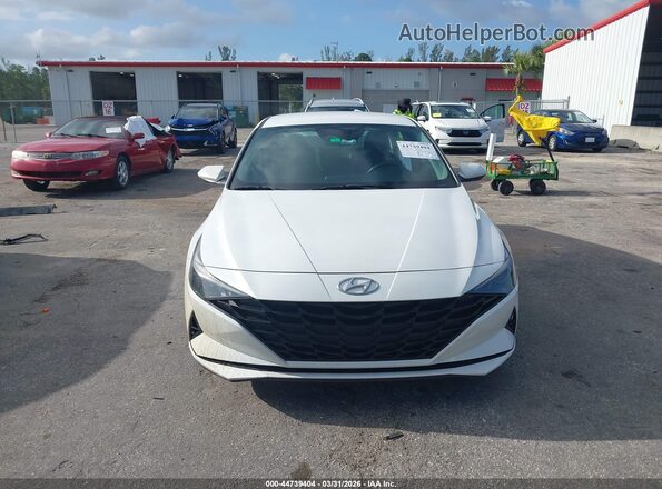 5NPLM4AG3MH006842 2021 HYUNDAI ELANTRA White Սալոնի հետևի տեսք