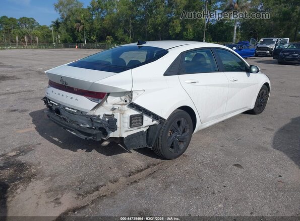 5NPLM4AG3MH006842 2021 HYUNDAI ELANTRA White Հետևի աջ