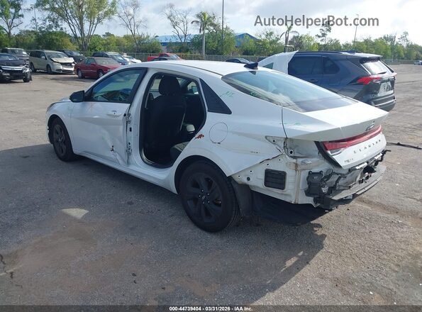 5NPLM4AG3MH006842 2021 HYUNDAI ELANTRA White Հետևի ձախ