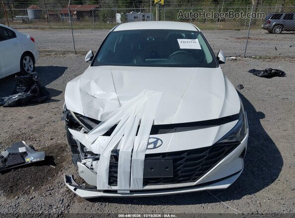 5NPLM4AG4PH087127 2023 HYUNDAI ELANTRA White Вид щитка приладів