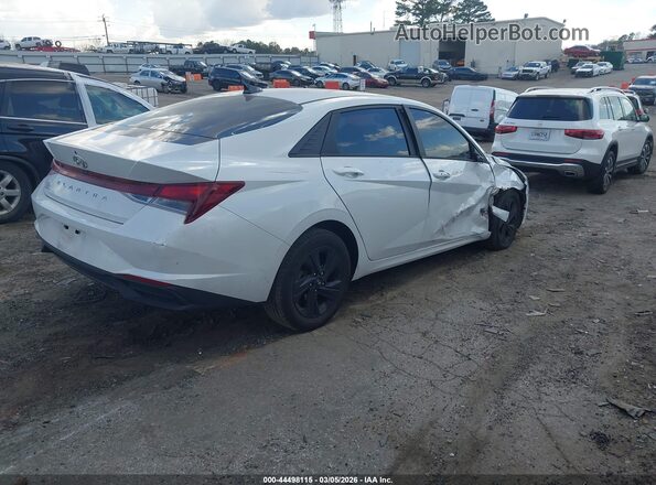 5NPLM4AG6MH007757 2021 HYUNDAI ELANTRA Белый Задняя правая четверть