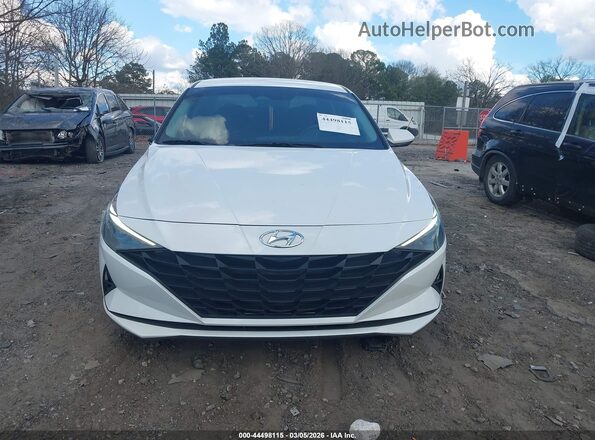 5NPLM4AG6MH007757 2021 HYUNDAI ELANTRA Белый Вид щитка приборов