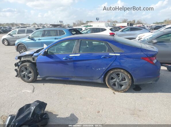5NPLM4AG7MH023000 2021 HYUNDAI ELANTRA Blue 360 interior view