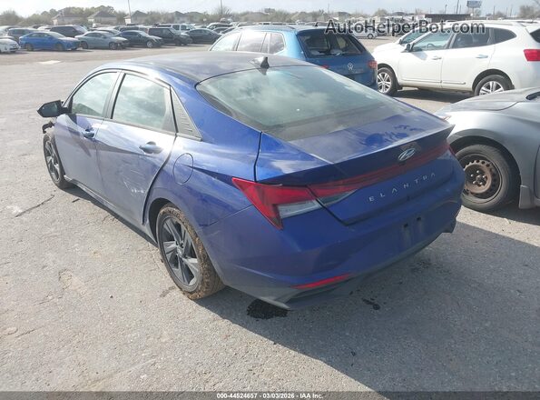 5NPLM4AG7MH023000 2021 HYUNDAI ELANTRA Blue Rear left