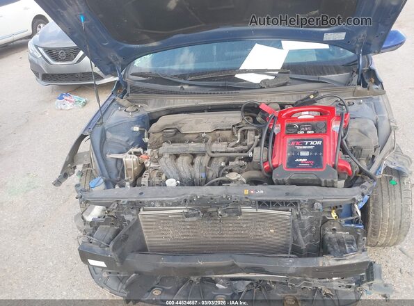 5NPLM4AG7MH023000 2021 HYUNDAI ELANTRA Blue Rear view