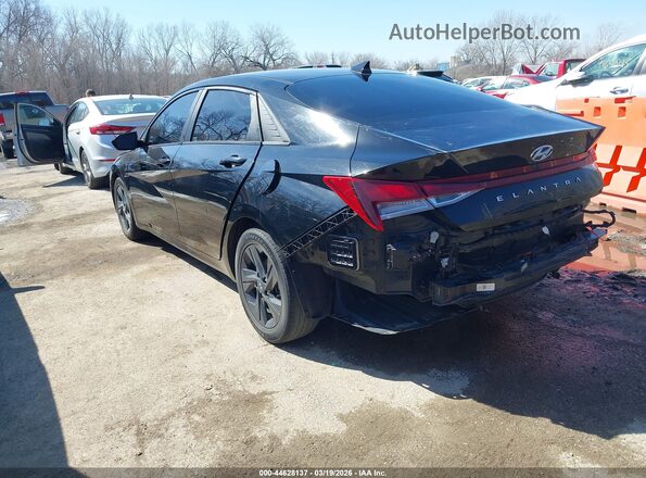 5NPLM4AG8MH010546 2021 HYUNDAI ELANTRA Black Rear left
