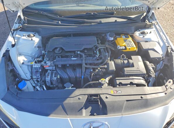 5NPLM4AG9MH030286 2021 HYUNDAI ELANTRA Белый Вид задней части салона