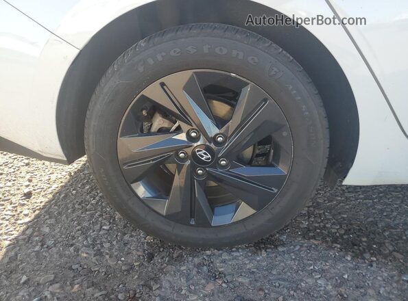 5NPLM4AG9MH030286 2021 HYUNDAI ELANTRA Белый Вид наклейки с VIN-кодом
