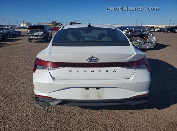 5NPLM4AG9MH030286 2021 HYUNDAI ELANTRA Белый Вид сзади