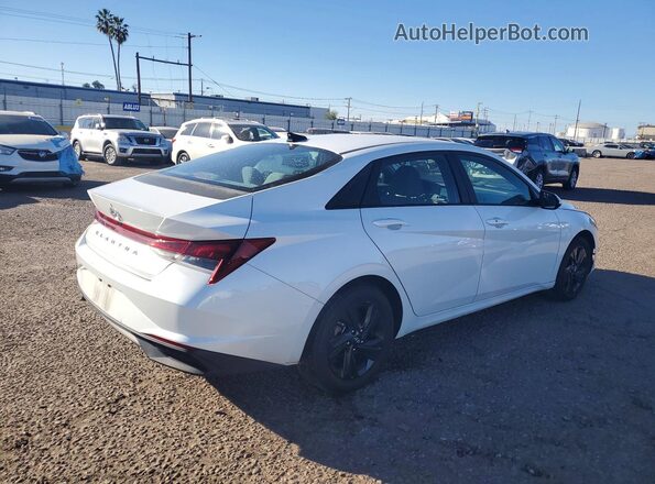 5NPLM4AG9MH030286 2021 HYUNDAI ELANTRA Белый Задняя правая четверть
