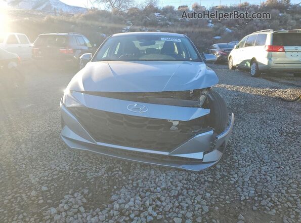 5NPLM4AGXMH028045 2021 HYUNDAI ELANTRA Silver Front view