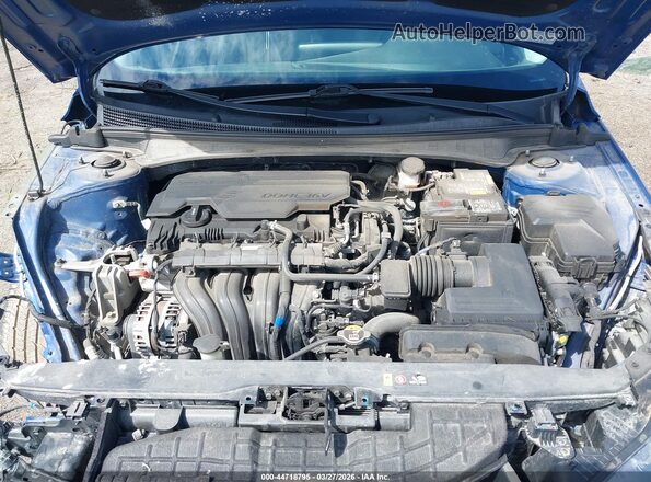 5NPLN4AG5MH037104 2021 HYUNDAI ELANTRA Blue Rear view