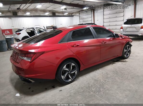5NPLN4AG6MH022174 2021 HYUNDAI ELANTRA Red Rear right