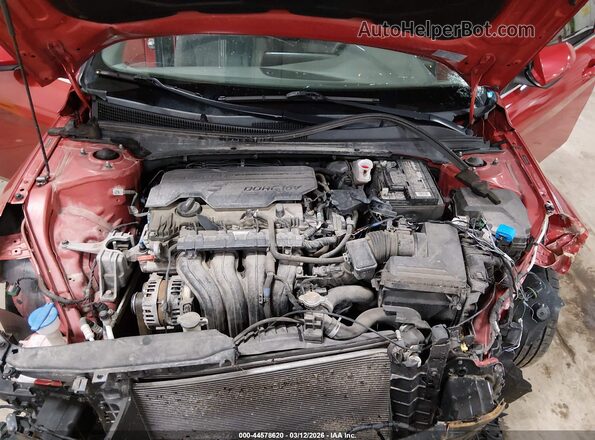 5NPLN4AG6MH022174 2021 HYUNDAI ELANTRA Red Rear view