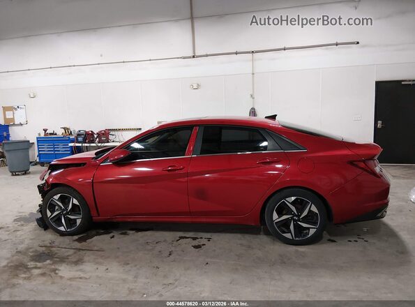 5NPLN4AG6MH022174 2021 HYUNDAI ELANTRA Red 