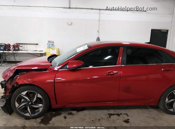 5NPLN4AG6MH022174 2021 HYUNDAI ELANTRA Red 