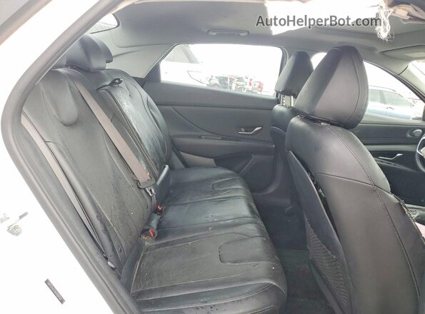 5NPLP4AG3MH000160 2021 HYUNDAI ELANTRA White Rear seats view