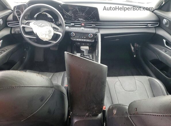 5NPLP4AG3MH000160 2021 HYUNDAI ELANTRA White Dashboard view