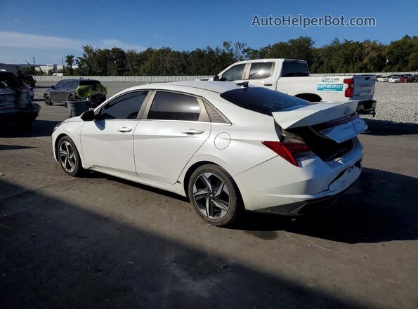 5NPLP4AG5MH015551 2021 HYUNDAI ELANTRA White Հետևի ձախ