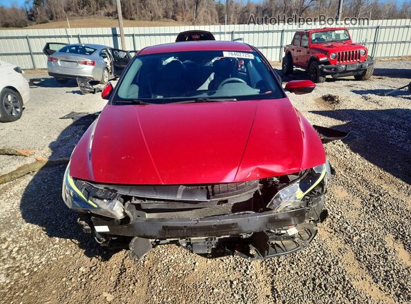 5NPLS4AG0MH008974 2021 HYUNDAI ELANTRA Red 