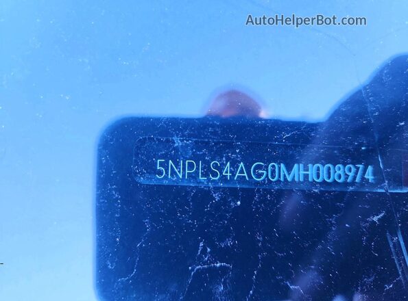 5NPLS4AG0MH008974 2021 HYUNDAI ELANTRA Red 