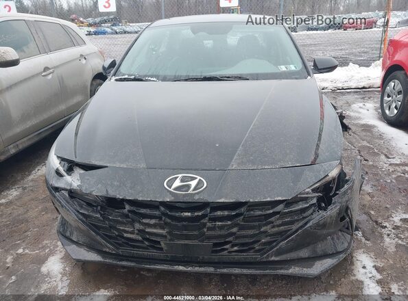 5NPLS4AG1MH027338 2021 HYUNDAI ELANTRA Black Սարքավորումների վահանակի տեսք