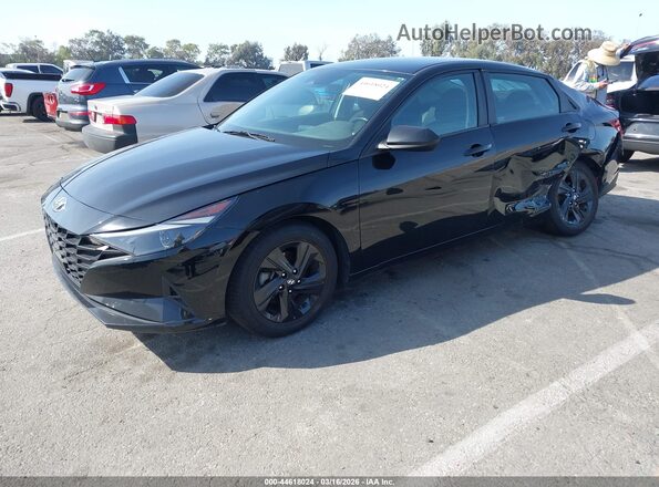 5NPLS4AG3NH053134 2022 HYUNDAI ELANTRA Black Vista tres cuartos delantera izquierda