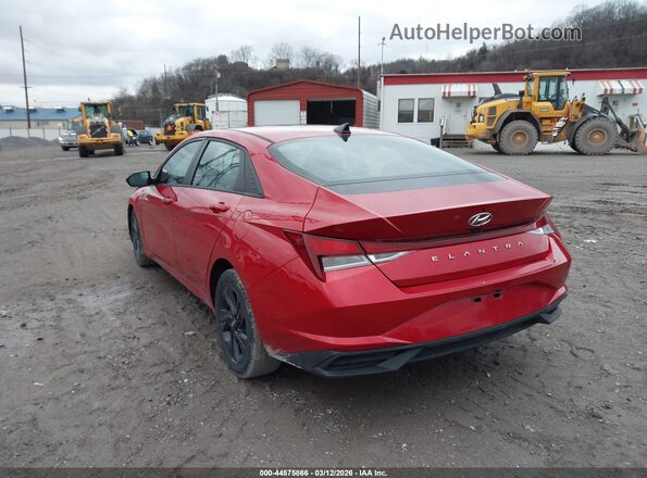 5NPLS4AG6MH004699 2021 HYUNDAI ELANTRA Red უკანა მარცხენა