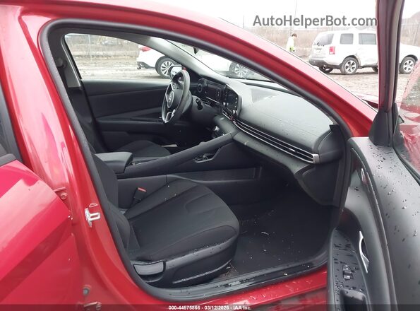 5NPLS4AG6MH004699 2021 HYUNDAI ELANTRA Red წინა სალონის ხედი