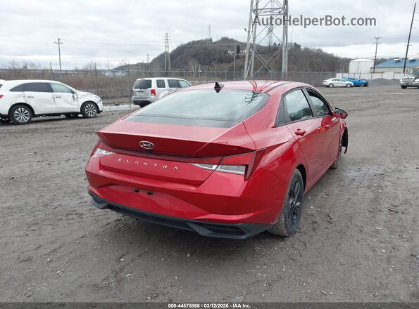 5NPLS4AG6MH004699 2021 HYUNDAI ELANTRA Red უკანა მარჯვენა