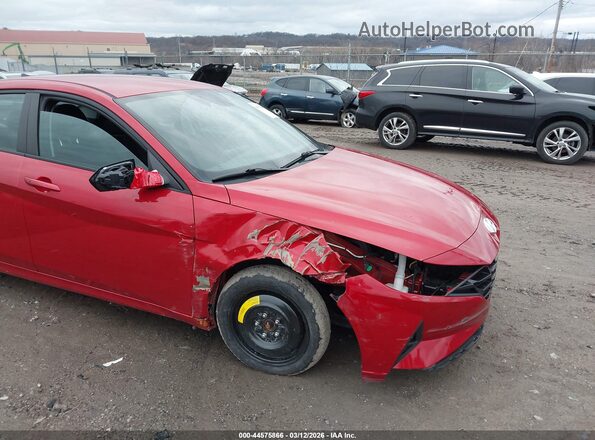 5NPLS4AG6MH004699 2021 HYUNDAI ELANTRA Red წინა ხედი